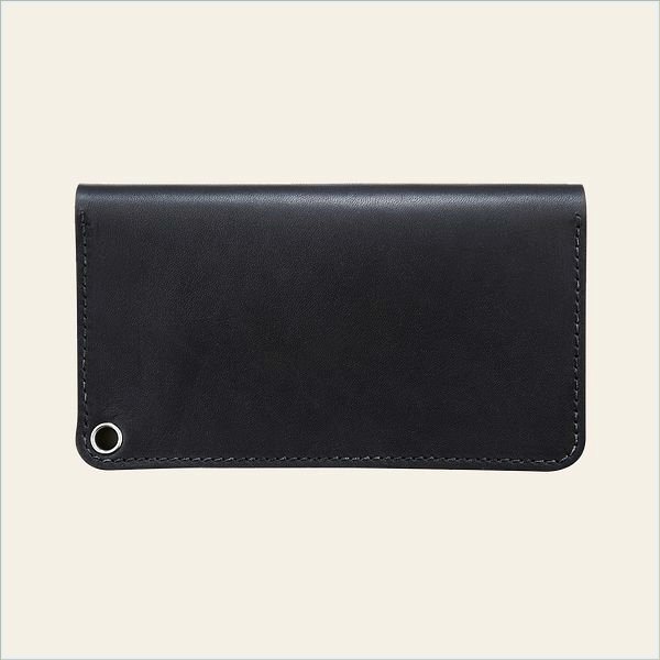 Trucker Wallet Unisex Wallet in Black Frontier Leather 1