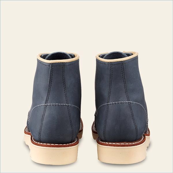  6-Inch Classic Moc Women's Short Boot in Indigo Legacy Leather 3