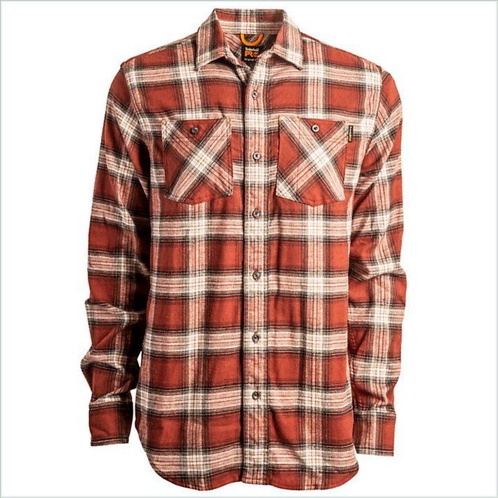 TIMBER PRO Mens Woodfort Flex Flannel Work Shirt 1