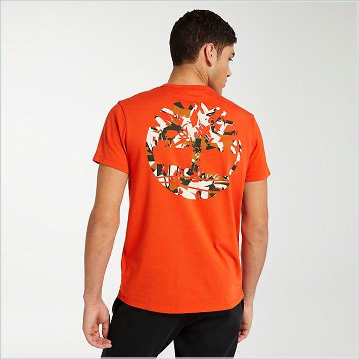  TIMBER Mens Camo Back Logo T-Shirt 2