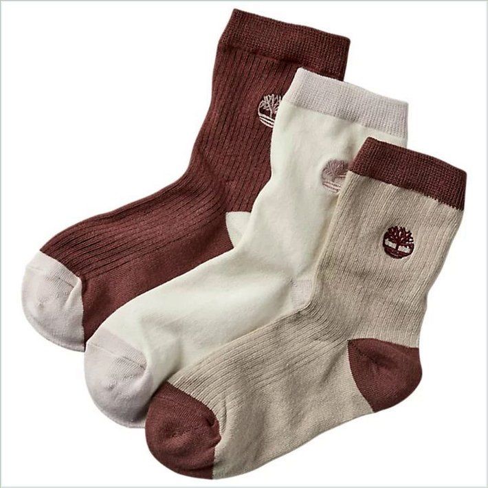  TIMBER Womens Everyday Crew Socks (3-Pack) 1