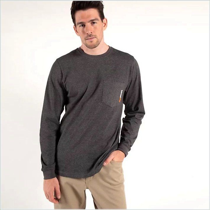  TIMBER PRO Mens Long Sleeve Base Plate Wicking T-Shirt 1