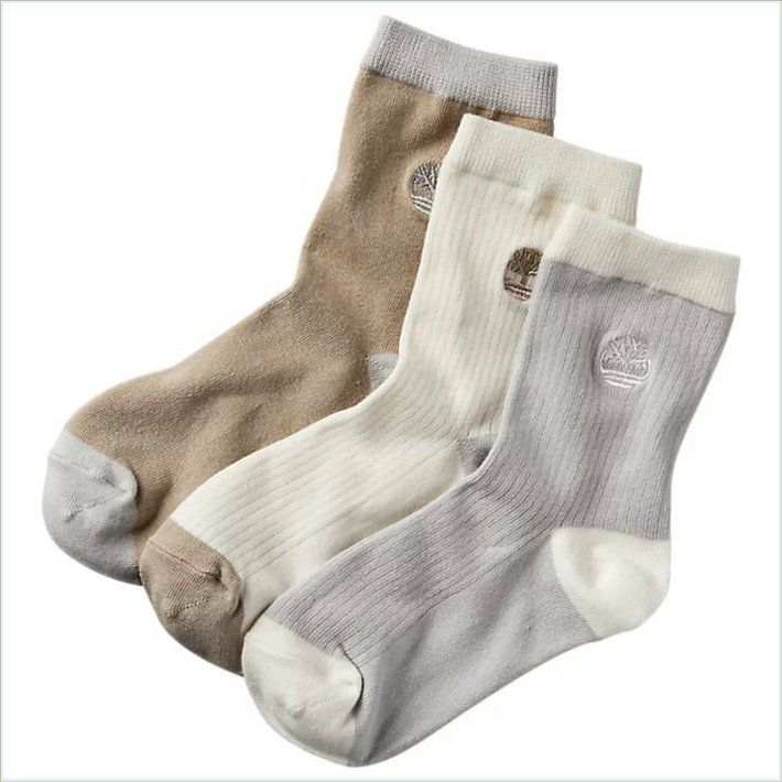  TIMBER Womens Everyday Crew Socks (3-Pack) 1