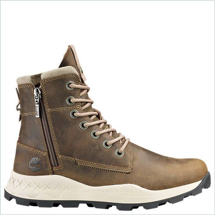  TIMBER Mens Brooklyn Side-Zip Sneaker Boots 1