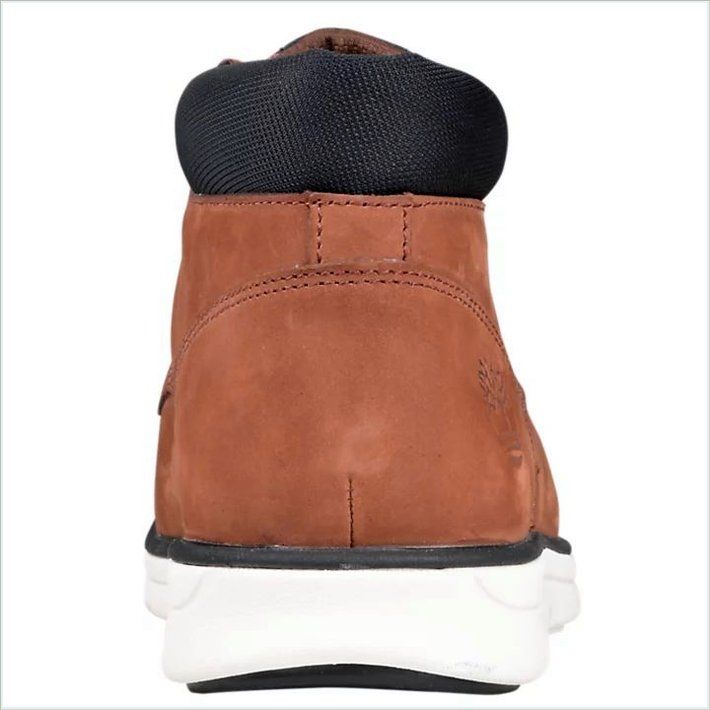  TIMBER Mens Bradstreet Leather Chukka Sneaker Boots 4