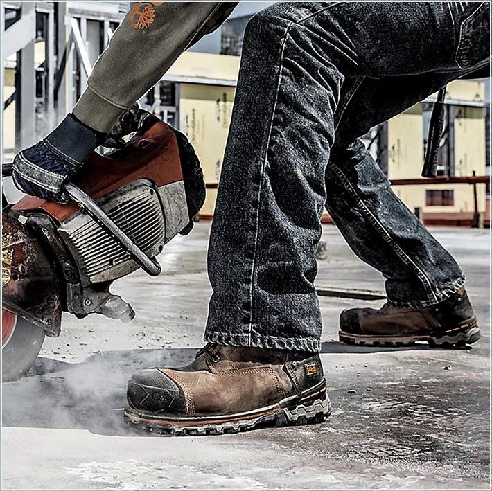  TIMBER PRO Mens Boondock 6" Comp Toe Work Boots 2