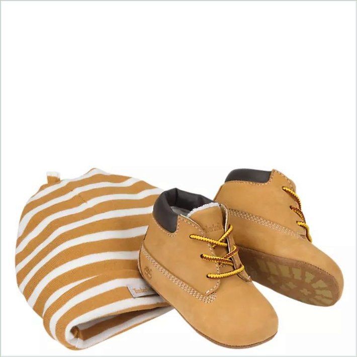  TIMBER Infant Crib Booties/Cap Set 1
