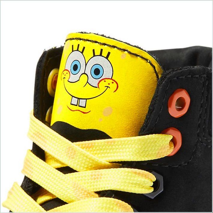  TIMBER Toddler SpongeBob SquarePants X TIMBER 6-Inch Waterproof Boots 8