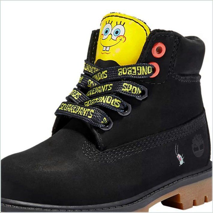  TIMBER Toddler SpongeBob SquarePants X TIMBER 6-Inch Waterproof Boots 10