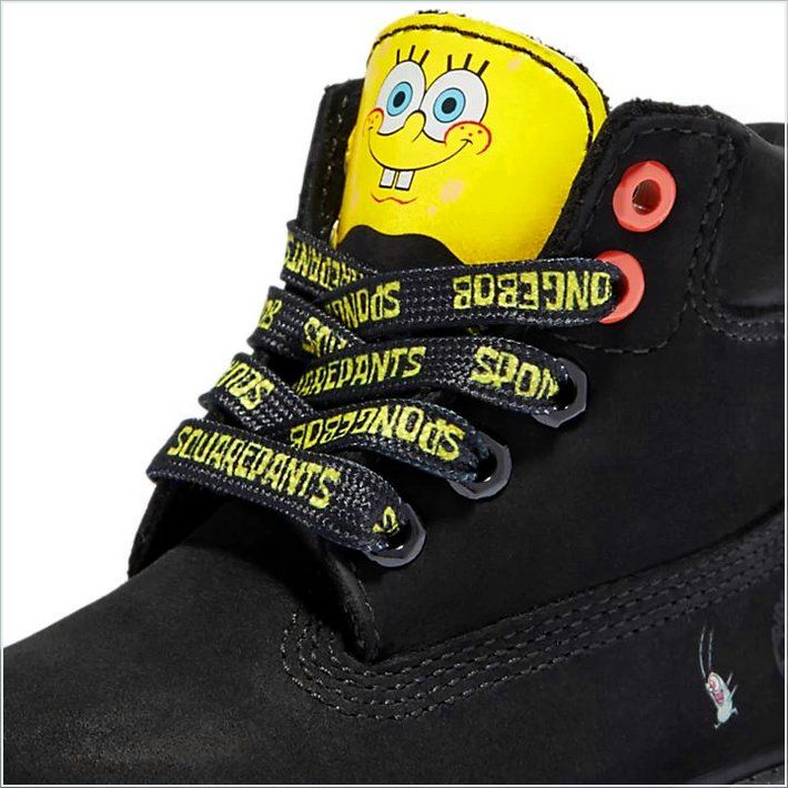  TIMBER Toddler SpongeBob SquarePants X TIMBER 6-Inch Waterproof Boots 11