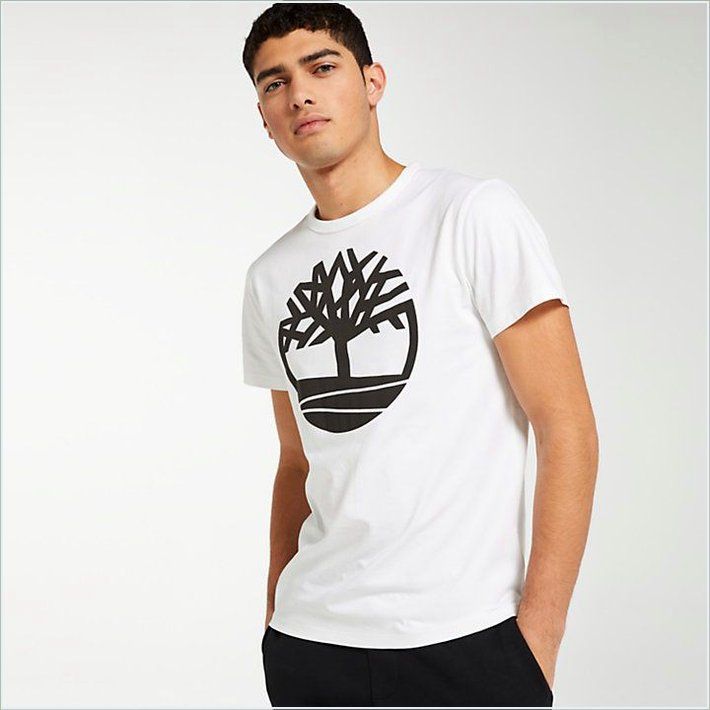  TIMBER Mens Textured Tree Logo T-Shirt 1